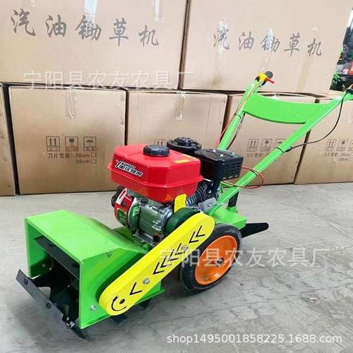 小型家用农用开沟微耕机开荒除草机汽油款田园除草机四驱锄草机