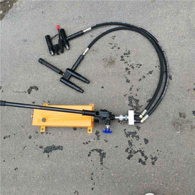 拆卸AT60尖轨液压拔销器 YBX-1手动液压拔销器 铁路销钉拔顶器