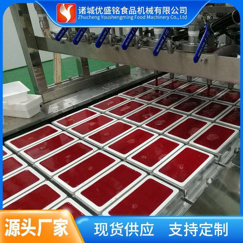 全套袋装猪血块加工设备 全自动鸭血灌装生产线 小型血旺调配机器