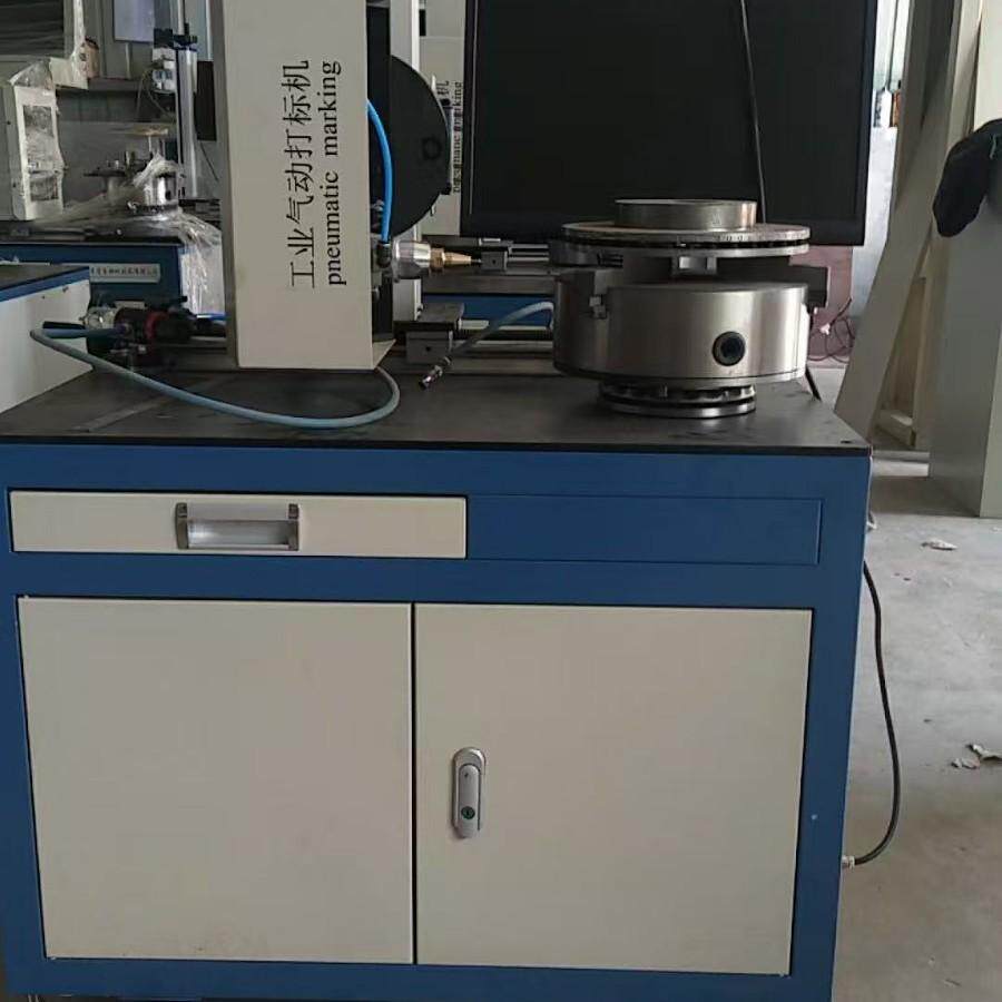大三轴气动电动打标机模具法兰金属钢板打码器自动钢印打码一体机