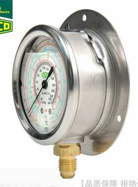 REFCO/威科压力表MR-206 306-DS-R12 R22 R134a R407C R32