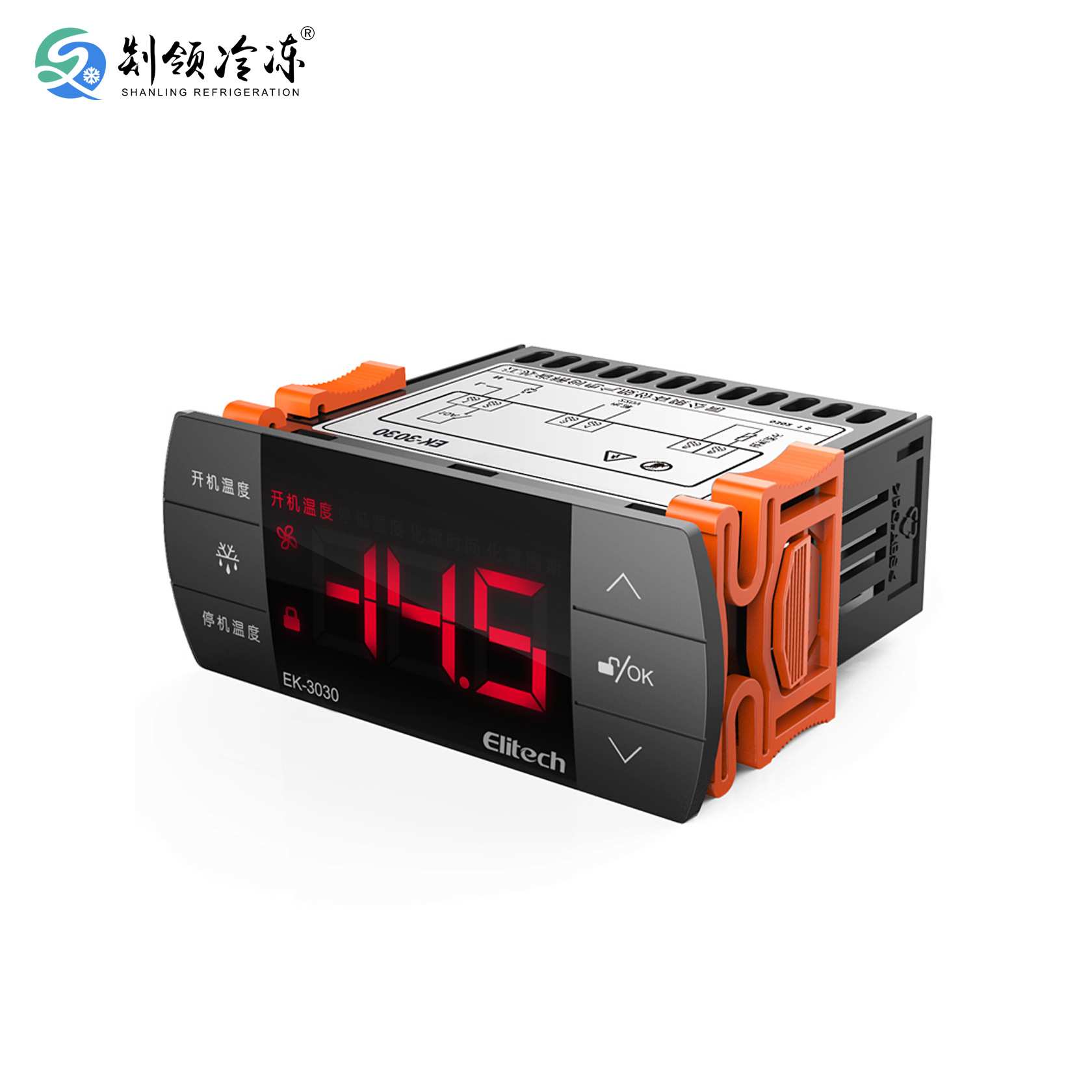 精创温控器 EK-3010/3021/3030冷库冰柜导柜冰箱温度制冷化霜控制