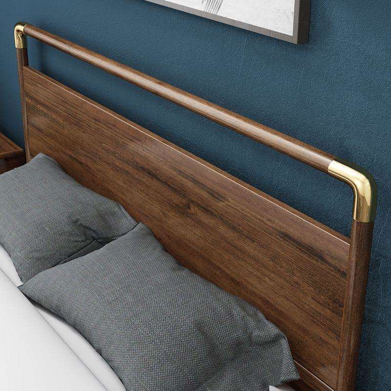 CSP1轻奢中式实木床胡桃木双人床简约现代主卧家用婚床批大爆