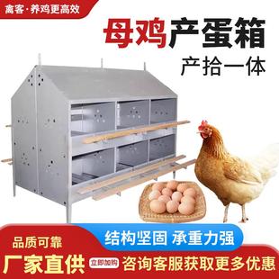 母鸡产蛋箱防雨大容量种鸡集蛋箱人工草垫下蛋鸡窝散养母鸡产蛋箱