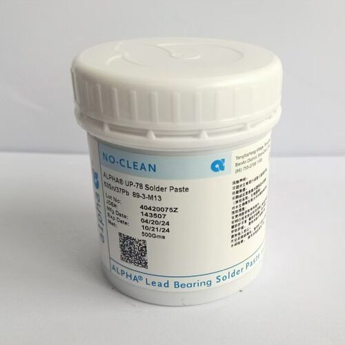 ALPHA阿尔法有铅锡膏Sn63/37Pb中温锡膏alpha锡浆UP-78有铅焊锡膏