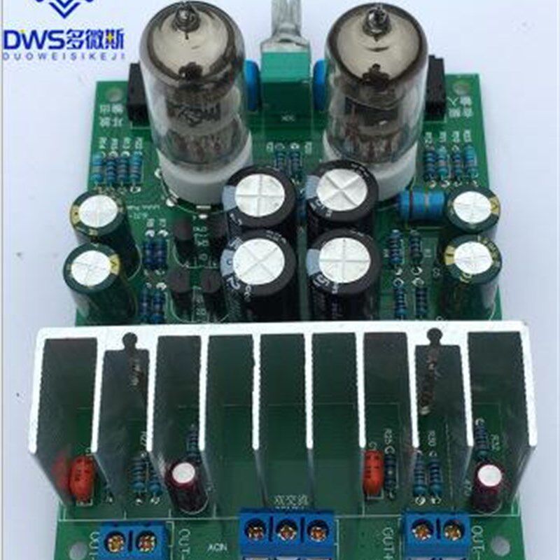 hifi发烧6j1电子管前级推lm1875t小功放机胆机功放板耳放diy套件