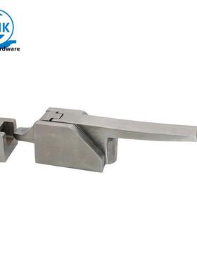 冷藏库紧拉手Dk615扣锁冰柜门密封黑色304不锈钢拉手锁