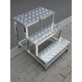 定制工业三四步梯踏板梯车间踏台踏步梯登高梯家用安全扶手梯爬梯