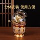 油灯供佛家用防风陶瓷佛前供灯长明灯液体酥油灯灯座灯盏沙金油灯