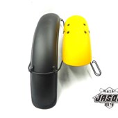 启典摩托车加长挡泥板 KD150V休闲车挡水板泥瓦水板 复古咖啡经典