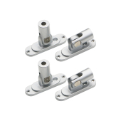 180度旋转阻尼台灯转轴折叠支架连接器可过线锌合金任意停铰链