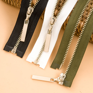 3号金属开尾拉链小皮衣红利拉锁铜齿牢固耐拉皮裙拆分加长拉链条