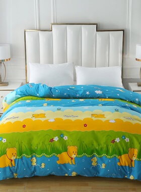 定制卡通被套单件 学生宿舍100%全棉被罩100x120x150*180x200