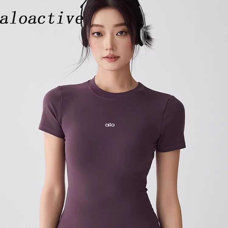 ALOACTIVE瑜伽T恤女修身透气