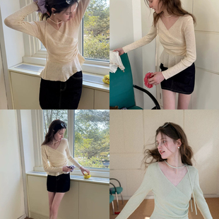 MEI ZI 美姿-2026年春上新新品气质百搭修身淑女显瘦爆款针织衫