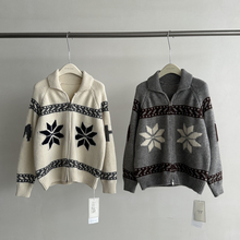 BEFORE SUNSET 日落-2025冬上新北极绒提花气质百搭保暖毛衣