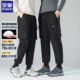 4A鹅绒 罗蒙羽绒裤 男女秋冬蓄热保暖束脚裤 情侣户外鹅绒工装 裤