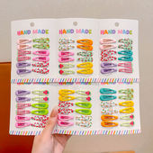 多巴胺彩色bb夹星星发夹3cm新款 儿童碎发侧边刘海夹女孩头饰发卡