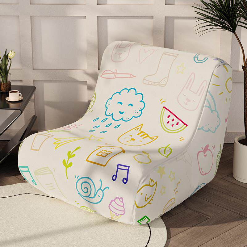 毛毛虫卍能懒人沙发套罩防猫抓弹力一体式全包单人防尘防滑保护套