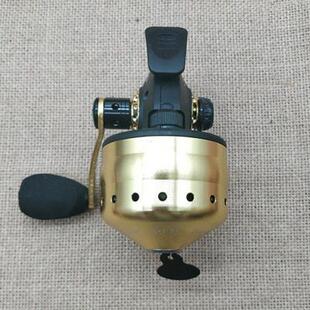 双鱼堡垒BL30金属射鱼轮 鱼镖封闭式跟线渔线弹弓飞镖轮 放线轮