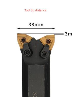 双头车刀杆 装WN08刀片 内孔车刀杆 镗孔刀杆 数控镗孔刀杆 非标