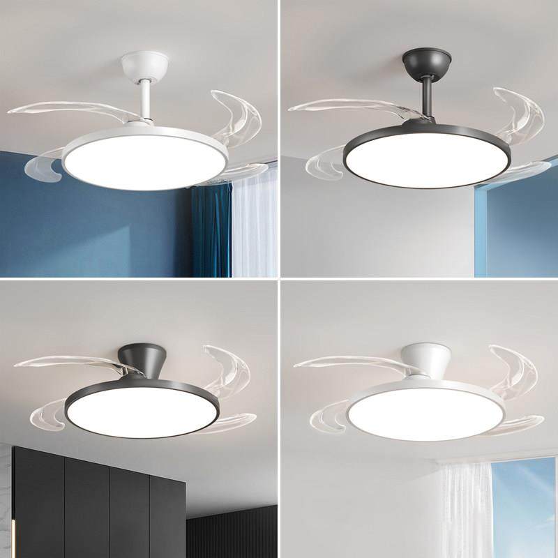 风扇吊灯客厅现代简约风扇吸顶灯饭厅家用卧室大气一体吊扇灯,家装灯饰光源,风扇灯,淘宝优惠券,粉丝福利购,淘宝优惠卷