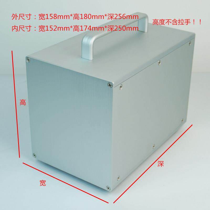 180全铝电源机箱 工控功放胆机前级箱 电脑箱 铝合金外壳仪器壳体