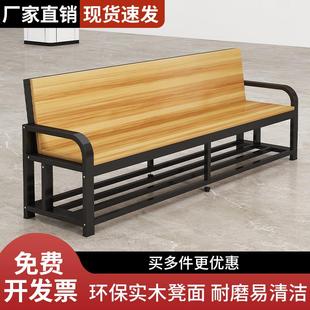换鞋 凳长条凳体育场靠背椅浴室更衣室健身房沙发椅诊所输液靠背椅