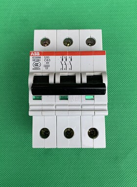 二手拆机 ABB S263 C63 3P 63A 微型断路器 空气开关