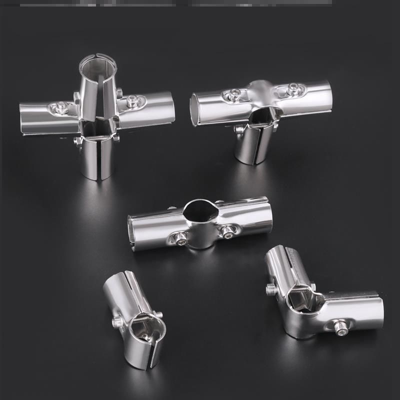 钢管铁管镀锌管六分管连接件架子管圆管固定卡扣紧固件固定件货架