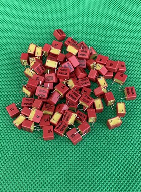 进口拆机德国威马 WIMA 100PF 630V 薄膜电容 脚距 5MM