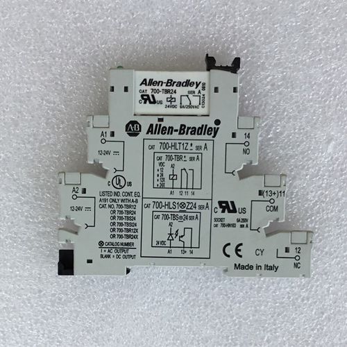 全新原装正品 Allen-bradley 700-TBR24+700-HLT1Z 继电器+底座