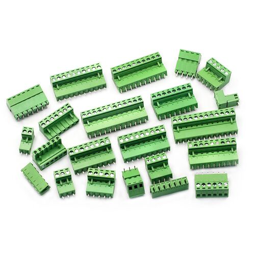 KF2EDGK 5.08MM插拔式接线端子插件插线PCB连接器2/4/12P直弯脚座