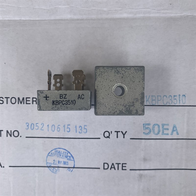 BZ KBPC3510 35A 1000V 整流桥 方桥 单相正方形扁脚 整流器 桥堆