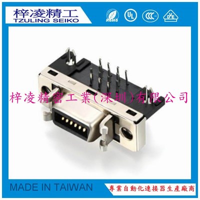 梓凌精工 ZLSMFR-14PNXLF MDR HPCN SCSI 14P 弯插 母头