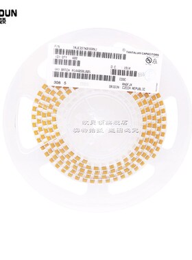 TAJC337K006RNJ 6032黄色贴片钽电容C型 6.3V 330UF ±10% 337J