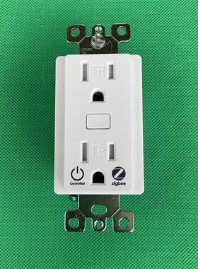 散新白色美标 JASCO ZB1002 15A 电源插座