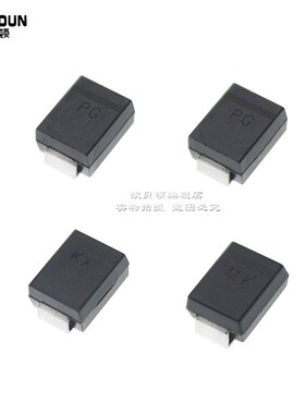 SMBJ350A QG SMBJ350CA FG贴片TVS瞬变抑制二极管SMB 350V