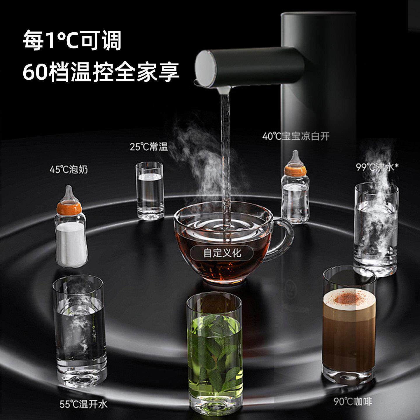 迈菱即热式饮水机家用迷你台式桌面桶装水速热上水办公室茶吧189