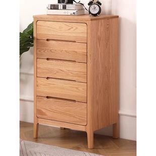 全实木厂家直销五斗橱纯北美红橡木五斗橱卧室五斗橱六十七五斗橱