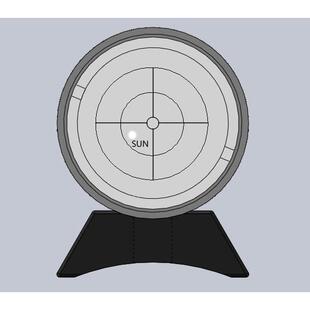 寻日镜适用於太阳定位日全食日偏食观测天文望远镜配件