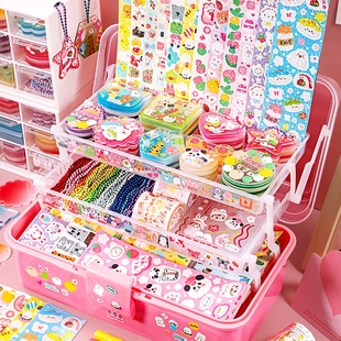 古拉卡片古塔套装女孩儿童咕卡和咕卡的贴纸估库姑卡全套咔diy材