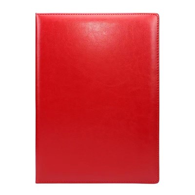西安朗诵稿夹高档皮革诗词朗诵文件夹A3红色演讲稿夹A4合同签约夹