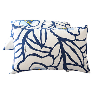 枕芯套加厚枕头皮枕家用48x74cm 花自由枕套全棉枕头套一对装