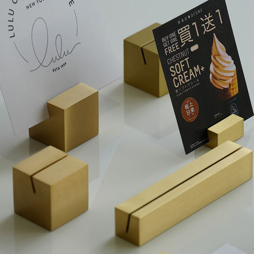 卡片展示底座照片明信片立式桌面摆台标签夹支架留言便利贴相片架