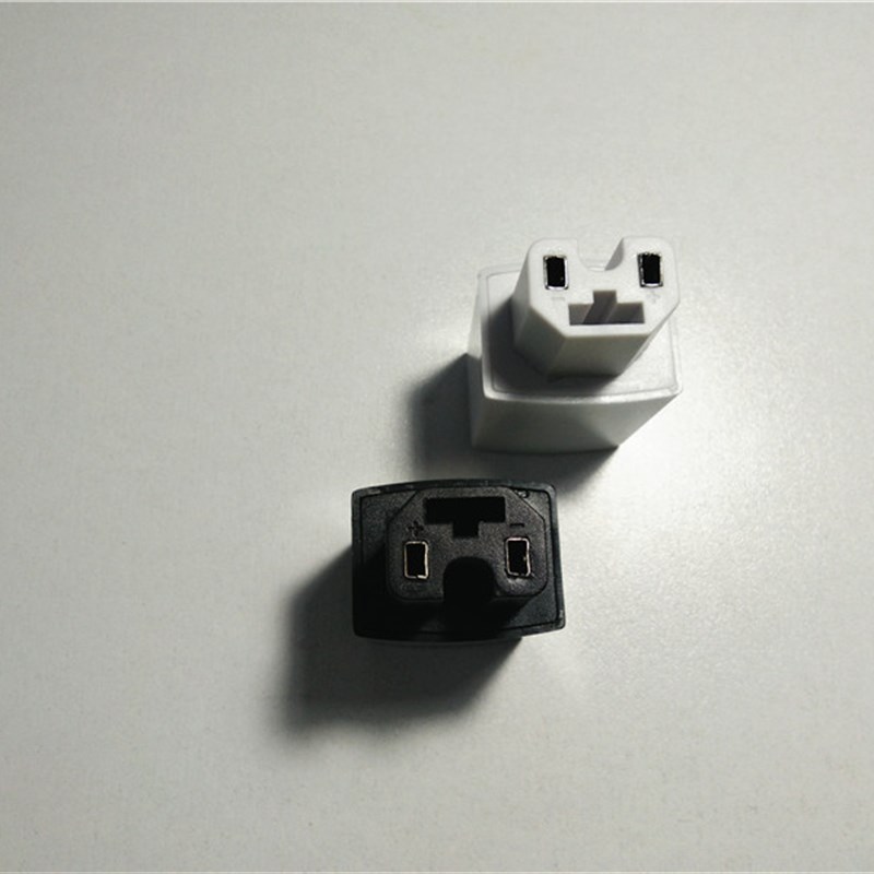 电动车手机充电器 品字插口USB快速充电36-80V 正负极 转换头