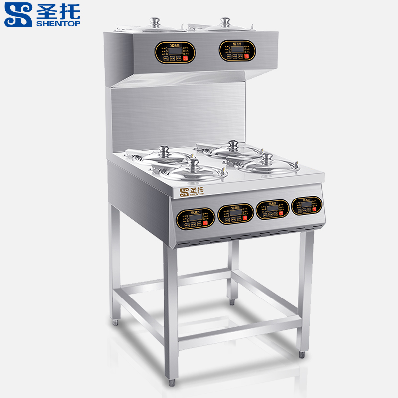 圣托商用煲仔饭机全自动智能数码定制专用煲仔炉砂锅外卖锅巴机电