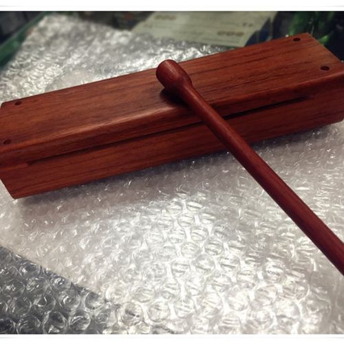 高低音梆子 戏曲梆子 民族乐器木鱼 双音梆子 双响筒嗪鸣乐器包邮