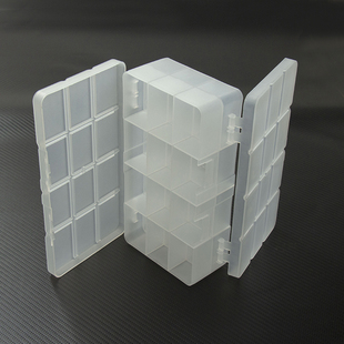 唐氏零件盒塑料多格收纳螺丝盒子工具分类电子元件钻头配件格子盒