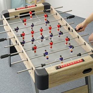 皇冠8杆桌上足球桌成人亲子娱乐桌式桌游可折叠桌球台室内家用